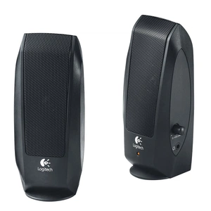 Колонки Logitech Speaker System S-120, 2.0, 2.2W(RMS), Black, OEM, [980-000010]