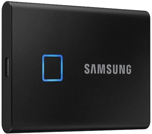 Тведотельный накопитель SSD Samsung T7 External 1Tb (1024GB) BLACK TOUCH USB 3.2 (MU-PC1T0K/WW)
