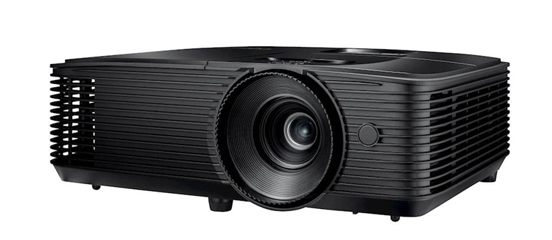 Проекторы Optoma DH350 (DLP, Full HD(1920x1080), 3400Lm, 22000:1, HDMI+MHL, Audio-Out 3.5mm,  1*10W speaker) (разводы на поверхности)
