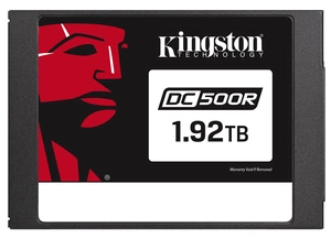 Твердотельный накопитель Kingston Enterprise SSD 1,92TB DC500R 2.5" SATA 3 R555/W525MB/s 3D TLC MTBF 2М 98 000/24 000 IOPS 0,5DWPD (Read-Centric) 3 years