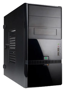 Корпус Mini Tower InWin ENR022 Black 400W RB-S400T70  2*USB+AirDuct+Audio mATX(6100468) (незначительное повреждение коробки)