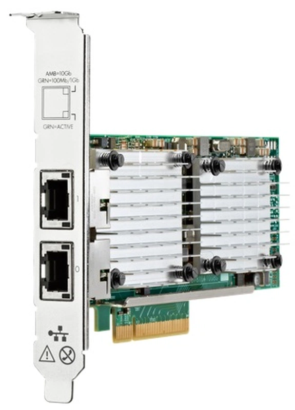 Сетевой адаптер HPE Marvell QL41132HLRJ Ethernet 10Gb 2-port BASE-T Adapter(for Gen10+)