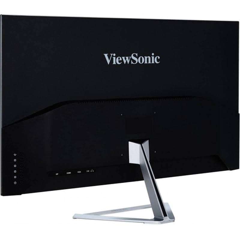 Монитор Viewsonic 32" VX3276-mhd-2 IPS SuperClear, 1920x1080, 4ms, 250cd/m2, 178°/178°, 80Mln:1, HDMI, DP, Speakers, Headphone Out, Frameless, Tilt, VESA, Silver Black