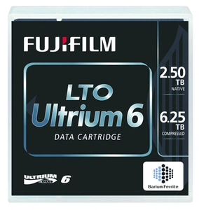 Ленточный носитель данных Fujifilm Ultrium LTO6 RW 6,25TB (2,5Tb native) bar code labeled Cartridge (for libraries & autoloaders) (analog C7976A + Label)