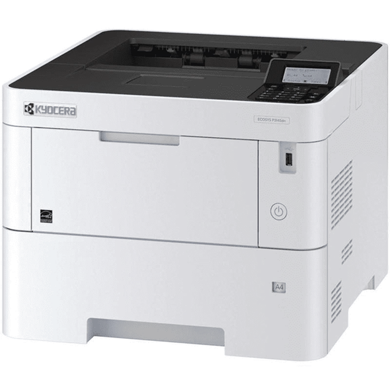  Kyocera ECOSYS P3145dn, Принтер, ч/б лазерный, A4, 45 стр/мин, 1200x1200 dpi, 512 Мб, USB 2.0, Network, лоток 500 л., Duplex, старт.тонер 6000 стр.