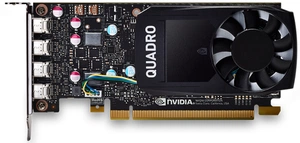 Видеокарта PNY Nvidia Quadro P620 2GB GDDR5, 128-bit, PCIEx16 2.0, mini DP 1.4 x4, Active cooling, TDP 40W, LP, Bulk, 1 year
