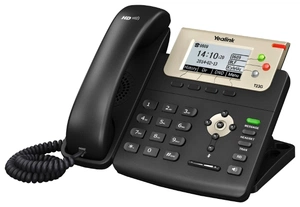 Ip телефон YEALINK SIP-T23G, 3 аккаунта, BLF, PoE, GigE, шт (незначительное повреждение коробки)
