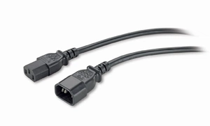 Аксессуар к источникам бесперебойного питания APC Power Cord [IEC 320 C13 to IEC 320 C14]  - 10 AMP/230V  2.5 Meter