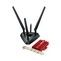 Адаптер ASUS PCE-AC68 // WI-FI 802.11ac, 1000 + 2167 Mbps PCI-E Adapter, 4 антенны ; 90IG00R0-BM0G00
