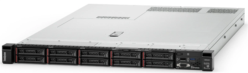 Сервер Lenovo TCH ThinkSystem SR630 Rack 1U,Xeon 4208 8C(2.1GHz/11MB/85W),1x32GB/2933MHz/2R/RDIMM,noHDD SFF(upto 8/10),SR930-8i(2Gb Flash),noGbE,noPCI,1x750W(upto 2),1x2,8m p/c,XCCEnterprise