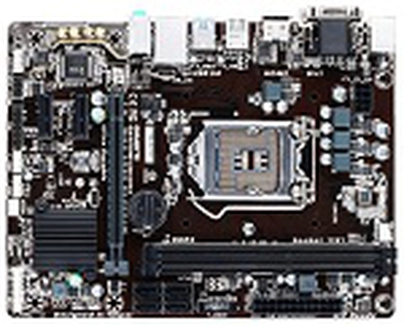 Материнская плата Gigabyte GA-H110M-S2H (Socket 1151, intel H110, 2*DDR4, VGA, DVI, HDMI, PCI-Ex16, Gb Lan, Audio, USB 3.0, SATA 3.0, mATX) ; GAH11MS2H-00-G