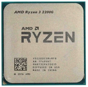 Процессор CPU AMD Ryzen X4 R3-2200G Raven Ridge 3500MHz AM4, YD2200C5M4MFB OEM (замяты контакты)
