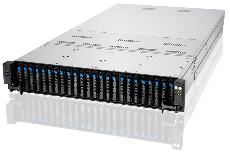 Серверная платформа ASUS RS720A-E11-RS24U Rack 2U,2xLGA 4094(max/280w TDP), sup 7002/7003 EPYC,RDIMM/LR-DIMM/3DS(32/3200MHz/8TB),24xSFF SATA/SAS/NVMe,2xM.2 SSD,2x10GbE,9xPCie Slot,1xOCP3.0,2x1600W,ASMB10-iKVM