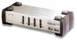 Переключатель электронный ATEN 4-Port PS/2-USB VGA/Audio KVMP™ Switch