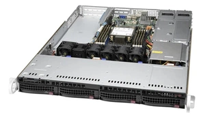 Серверная платформа Supermicro SuperServer 1U 510P-WTR no CPU(1)3rd Gen Xeon Scalable/TDP 270W/ no DIMM(8)/SATARAID HDD(4)LFF/2x10GbE/2xFHHL,1xLP,M2/500W
