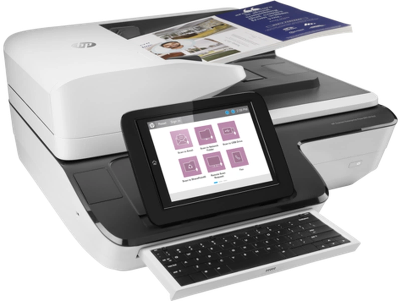 Сканер HP Scanjet Enterprise Flow N9120 fn2 Flatbed Scanner (A3,600x600 dpi,24 bit, USB ,ADF 200 sheets, 120ppm A4, Duplex, replace L2683B)