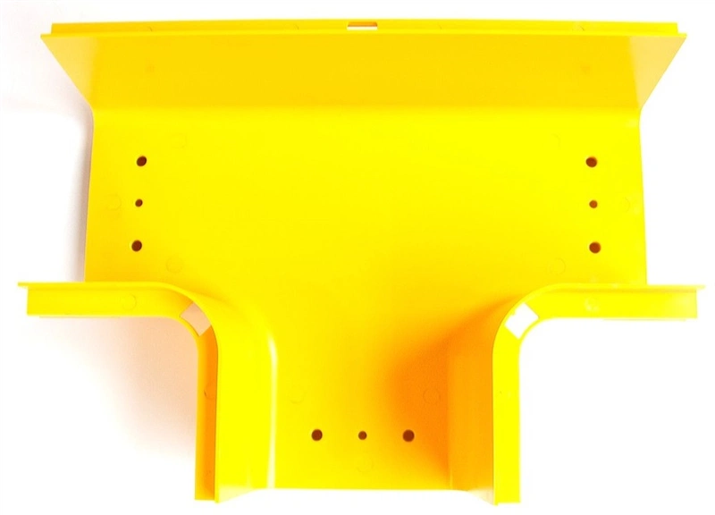  Т-соединитель оптического лотка 120 мм, желтый