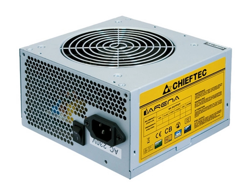 Блок питания Chieftec PSU GPA-500S8 500W ATX2.3 APFC Bulk 12cm Fan Active PFC 20+4p; 4p; 6+1p; 3xSATA; 2xMolex+FDD (замятие на корпусе)
