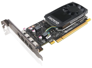 Видеокарта Lenovo ThinkStation Nvidia Quadro P1000 4GB GDDR5 Mini DPx4 Graphics Card with HP Bracket