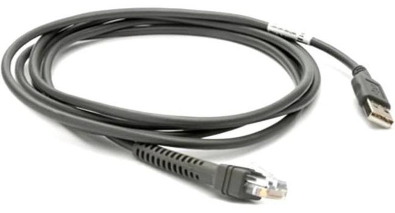 Кабель интерфейсный Zebra ASSY: Cable - Shielded USB: Series A Connector, 7ft. (2.1m), Straight