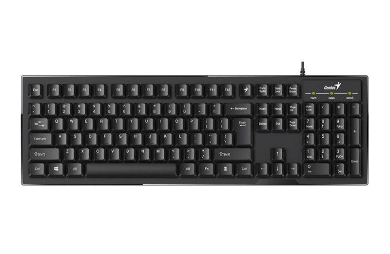 Клавиатура Genius Keyboard Smart KB-102, USB, 105 button, WaterProof, Black