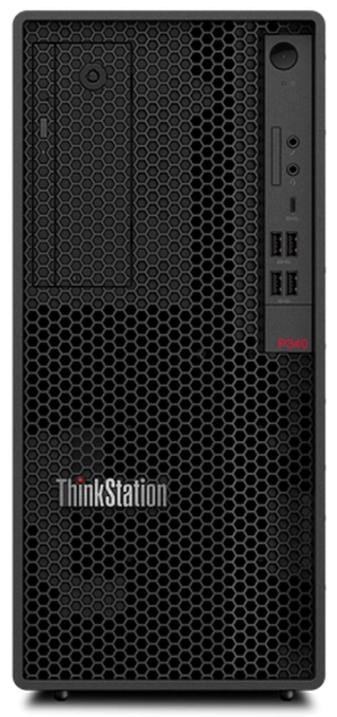 Рабочая станция Lenovo ThinkStation P340 Tower 500W, i7-10700 (2.9G, 8C), 2x8GB DDR4 2933 UDIMM, 512GB SSD M.2, Quadro RTX 4000 8GB, DVD-RW, USB KB&Mouse, SD Reader, Win 10 Pro64 RUS, 1Y