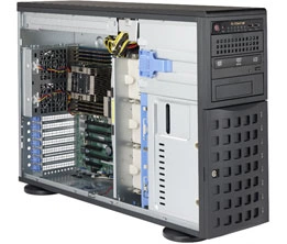 Серверная платформа Supermicro SuperServer 4U 7049P-TR noCPU(2)Scalable/TDP 70-205W/ no DIMM(16)/ SATARAID HDD(8)LFF/ 2xGbE/ 6xFH, M2/ 2x1280W (существенное повреждение коробки)