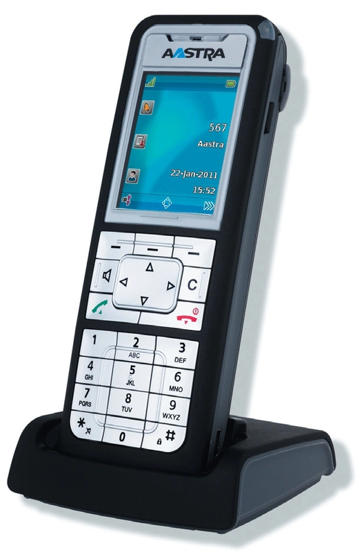 Беспроводной телефон dect MITEL Aastra 612d (DECT phone, color display TFT, charger included) (после тестирования)