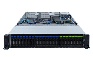Серверная платформа Gigabyte Server Platform R282-N81 2U CPU(2)3rd Gen Xeon/DIMM(32)/16x2,5''SATA/SAS/8x2,5''SATA/SAS/NVMe/2x2.5"SATA/SAS rear/2x1GbE/6xFHHL,2xLP/2x1600W  6NR282N81MR