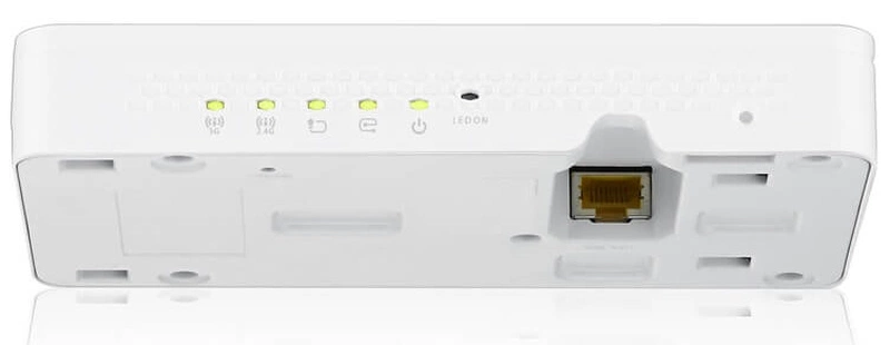  Гибридная точка доступа Zyxel NebulaFlex NWA1302-AC, 802.11a/b/g/n/ac (2,4 и 5 ГГц), On-wall Smart Antenna, внутренние антенны 2x2, до 300+866 Мбит/с, 4xLAN GE (1x PoE out), USB, защита от 3G/4G, PoE