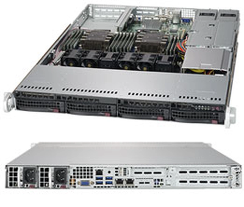 Серверная платформа Supermicro SuperServer 1U 6019P-WTR noCPU(2)Scalable/TDP 70-165W/ no DIMM(12)/ SATARAID HDD(4)LFF/ 2xGbE/ 2xFH, 1xLP, M2/ 2x750W