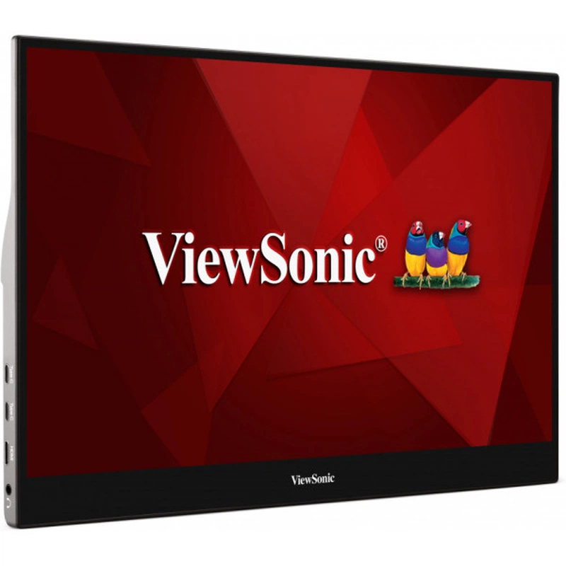Монитор Viewsonic 15.6" TD1655 Touch IPS USB-Portable Monitor, 1920x1080, 6ms, 250cd/m2, 800:1, 178°/178°, Mini-HDMI, 2*USB-C, 60Hz, Speakers, Tilt, Touch-pen, Protect cover, Silver