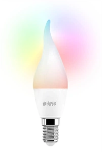  HIPER Smart LED bulb IoT LED C2 RGB/Умная LED лампочка/Wi-Fi/Е14/Candle CF37/Регулируемая яркость и цвет/6Вт/2700К-6500К/520 лм/IoT LED C2 RGB