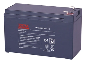 Аккумуляторная батарея Аккумулятор Powercom PM-12-9.0 (12В / 9Ач) (421619)