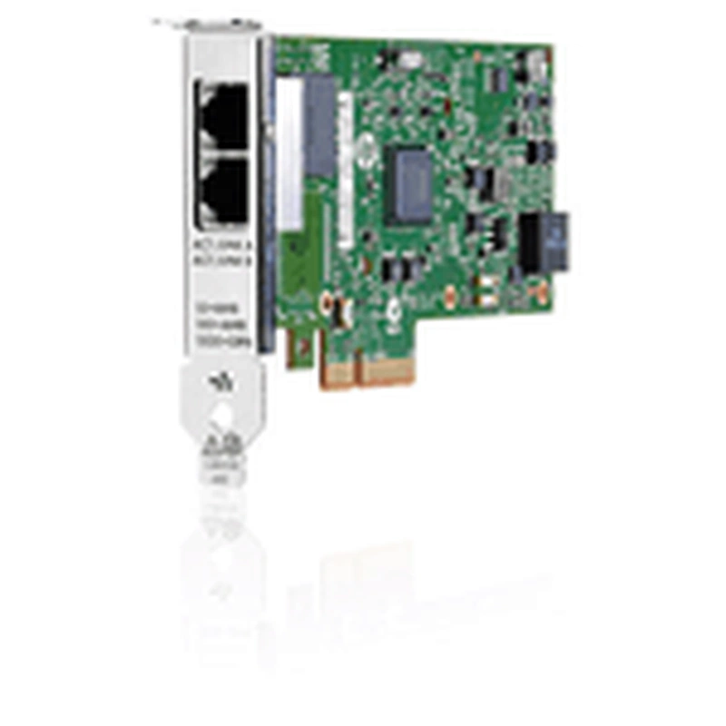 Сетевой адаптер HPE Ethernet Adapter, 361T, Intel, 2x1Gb, PCIe(2.0), for G7/Gen8/Gen9/Gen10 servers