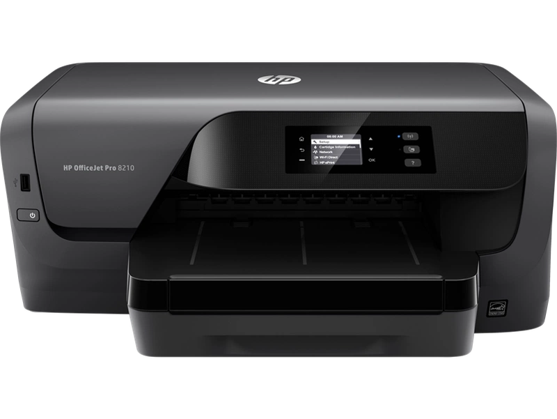 Принтер HP OfficeJet Pro 8210 Printer (A4, 22(18) ppm, 256 Mb,Duplex, 1 tray 250, USB 2.0/Wi-Fi/10/100 Fast Ethernet, cartridges in box)