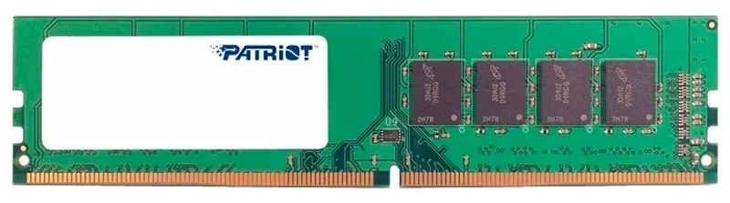 Оперативная память Patriot DDR4  8GB  2400MHz UDIMM (PC4-19200) CL17 1.2V (Retail) 1024*8 PSD48G240081