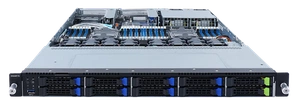 Серверная платформа Gigabyte Server Platform R182-N20 1U CPU(2)3rd Gen Xeon/DIMM(32)/8x2,5''SATA/SAS/2x2,5''SATA/SAS/NVMe/2x1GbE/2xFHHL/2x1300W  6NR282N81MR  6NR182N20MR