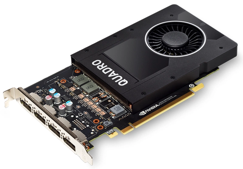 Видеокарта Graphics Card NVIDIA Quadro P2200, 5GB, 4-DP, (Z2 G4 Tower, Z4, Z6, Z8)