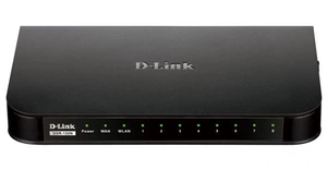 Маршрутизатор D-Link DSR-150N/A4A, Wireless N300 VPN Router with 1 10/100Base-TX WAN ports, 8 10/100Base-TX LAN ports and 1 USB ports. Firmware for WW. 802.11b/g/n compatible, 802.11N up to 300Mbps, 1 10/100Base-TX