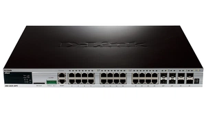 Управляемый коммутатор D-Link DGS-3420-28PC, PROJ L3 Managed Switch with 20 10/100/1000Base-T ports and 4 100/1000Base-T/SFP combo-ports and 4 10GBase-X SFP+ ports (24 PoE ports 802.3af/802.3at (30 W), PoE Budget 370W, PoE
