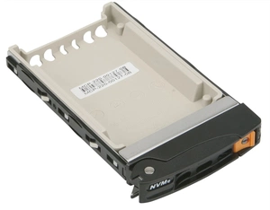 Адаптер Supermicro MCP-220-00127-0B Black Gen-3 2.5 NVMe Drive Tray, Orange Tab with Lock