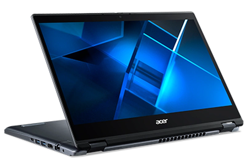 Ноутбук ACER TravelMate Spin P4 TMP414RN-51-369S 14"FHD (1920x1080) IPS Touch, i3-1115G4, 8GB DDR4, 256GB PCIe NVMe SSD, Intel UHD, WiFi, BT, HD Cam, Pen, 56Wh, 65W, Win 10 Pro, 3Y CI, Dark Blue