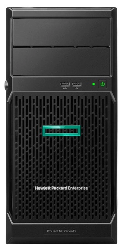 Сервер HPE ML30 Gen10 (incl. Intel E-2224,  2x8GB 1Rx8 PC4-2666V, 2x1TB SATA, Smart Array E208i, iLo adv) (после тестирования)
