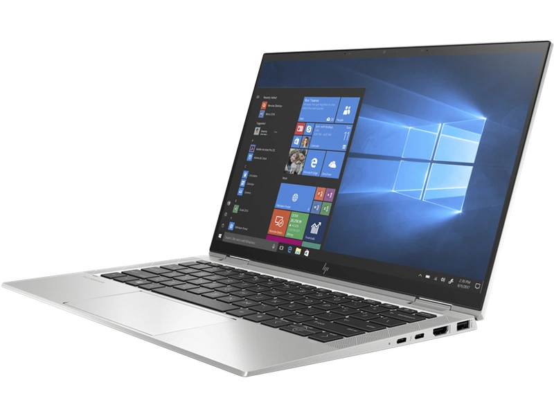 Ноутбук HP EliteBook x360 1030 G7 Core i5-10210U 1.6GHz,13.3" FHD (1920x1080) Touch 400cd LP GG5 AG,8Gb LPDDR4-2933,256Gb SSD NVMe,Al Case,Kbd Backlit,54Wh,FPS,Pen,1.21kg,3y,Silver,Win10Pro