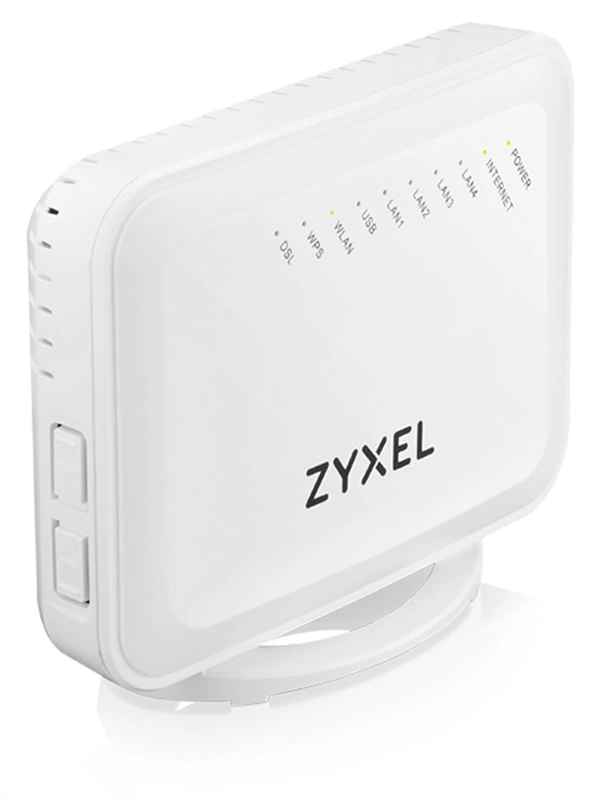  Wi-Fi роутер VDSL2/ADSL2+ Zyxel VMG1312-T20B, WAN (RJ-11), Annex A, profile 8a/b/c/d, 12a/b, 17a, 802.11n (2,4 ГГц) до 300 Мбит/с, 4xLAN FE, 1xUSB2.0
