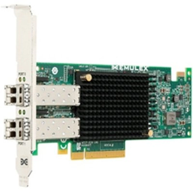 Контроллер DELL Controller HBA FC Emulex LPe31002-M6-D Dual Port, 16Gb Fibre Channel, With Tranceivers, Full Height