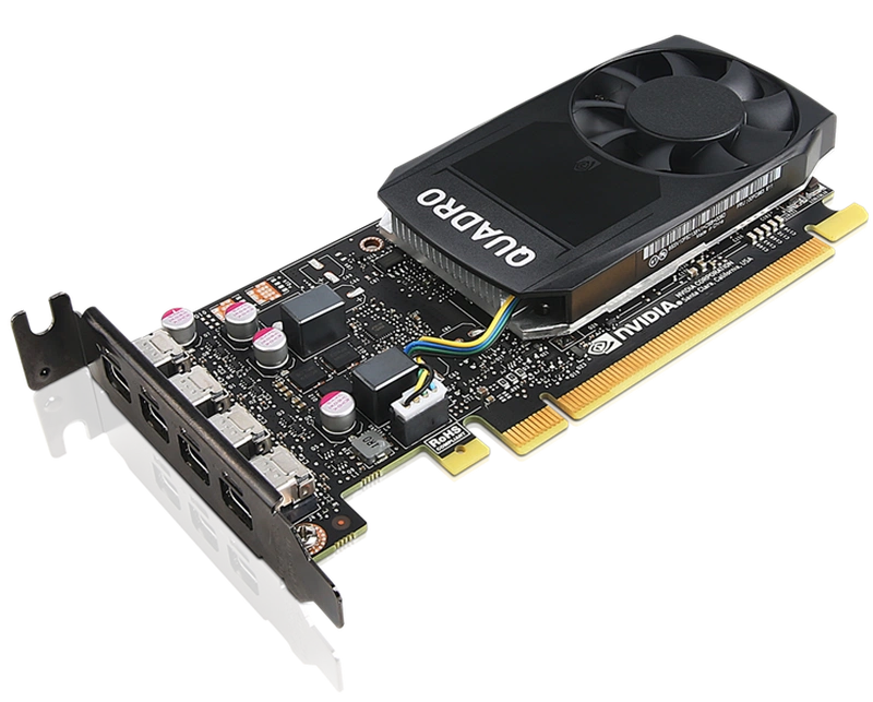 Видеокарта Lenovo ThinkStation Nvidia Quadro P1000 4GB GDDR5 Mini DPx4 Graphics Card with LP Bracket