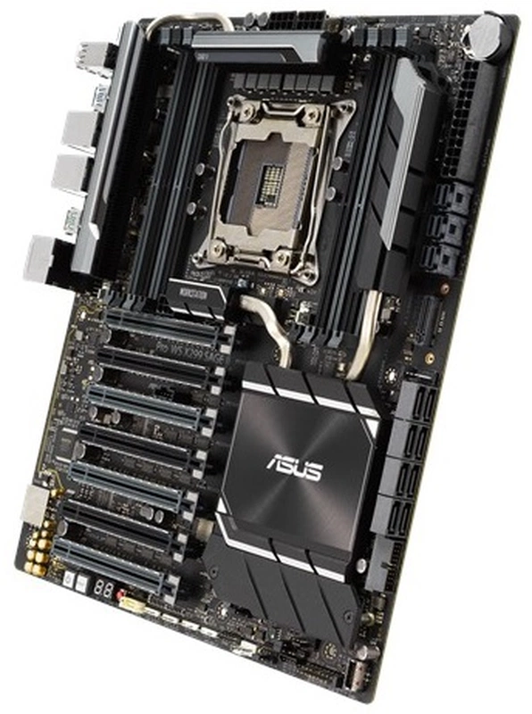 Серверная материнская плата ASUS Motherboard PRO WS X299 SAGE II,LGA-2066,X299 II,8DIMM,7PCIE, RTL {3}, 3Y Wr