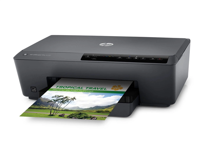 Принтер HP Officejet Pro 6230 ePrinter (A4, 29(24) ppm, 256 Mb, 600x1200 dpi,1 tray 225, USB 2.0/Wi-Fi/10/Ethernet, 1+3 y warr, cartridges 300&380 cmy in box) (существенное повреждение коробки)
